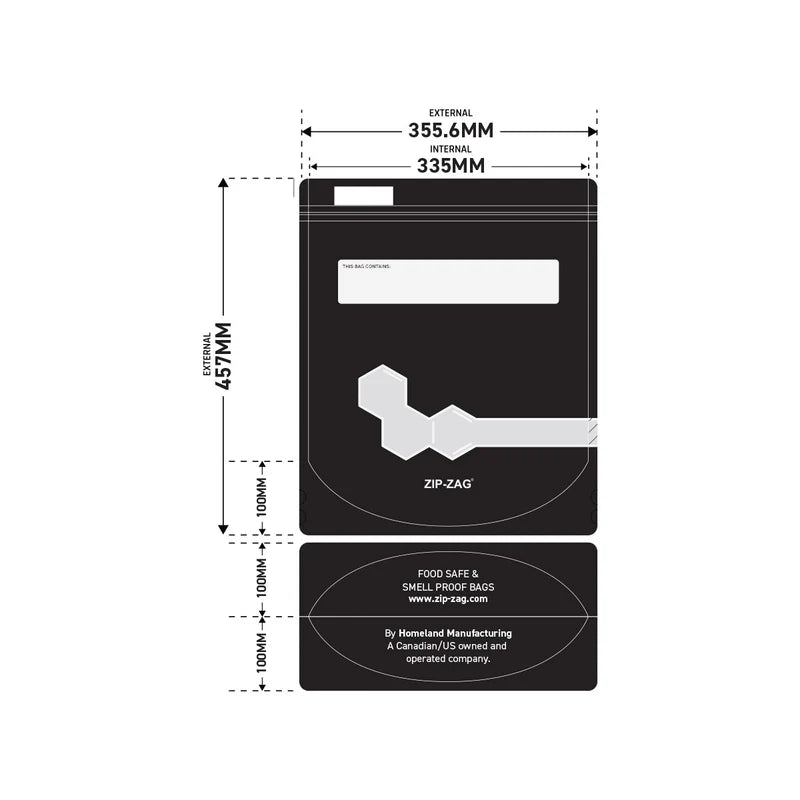 Zip-Zag® Stand-Up Pouch Bags