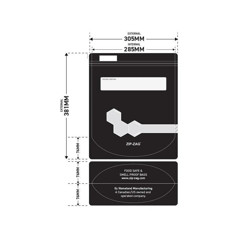 Zip-Zag® Stand-Up Pouch Bags